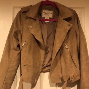 Faux Suede Jacket